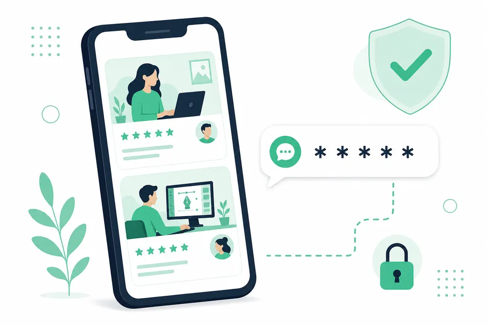 用海外号接收 Fiverr 手机验证码
