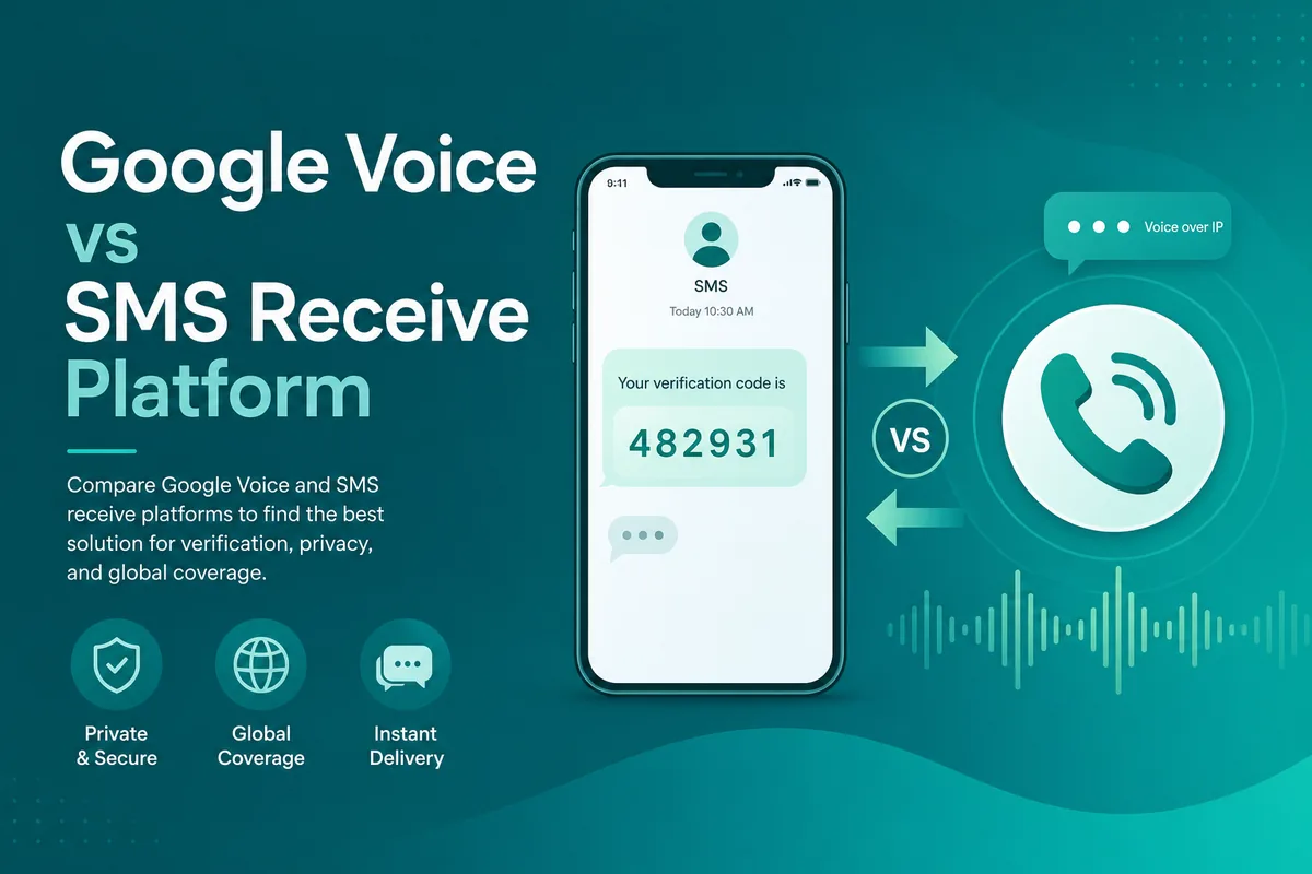 接码平台与 Google Voice 对比配图